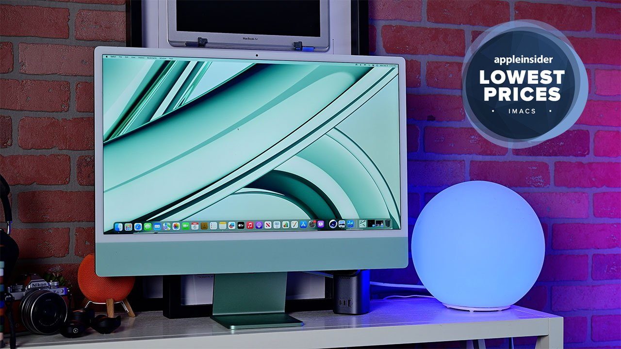 You are currently viewing Triple-digit discounts apply to every M3 iMac with AppleCare