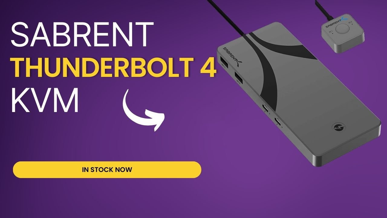 Read more about the article Sabrent’s Thunderbolt 4 KVM is back in stock, grab one at Amazon