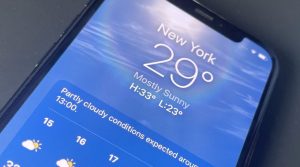 Read more about the article Apple Weather briefly and mistakenly predicts heatwaves