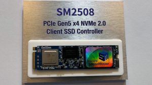 Read more about the article Silicon Motion Demos Low-Power PCie 5.0 SSD Controller: SM2508