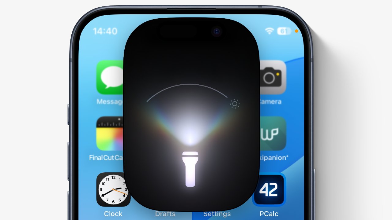 Read more about the article Latest iOS 18 beta refines the new flashlight controls