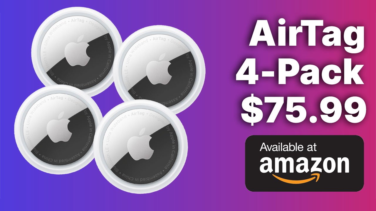 You are currently viewing Grab Apple AirTags 4-pack at Amazon for just $75.99