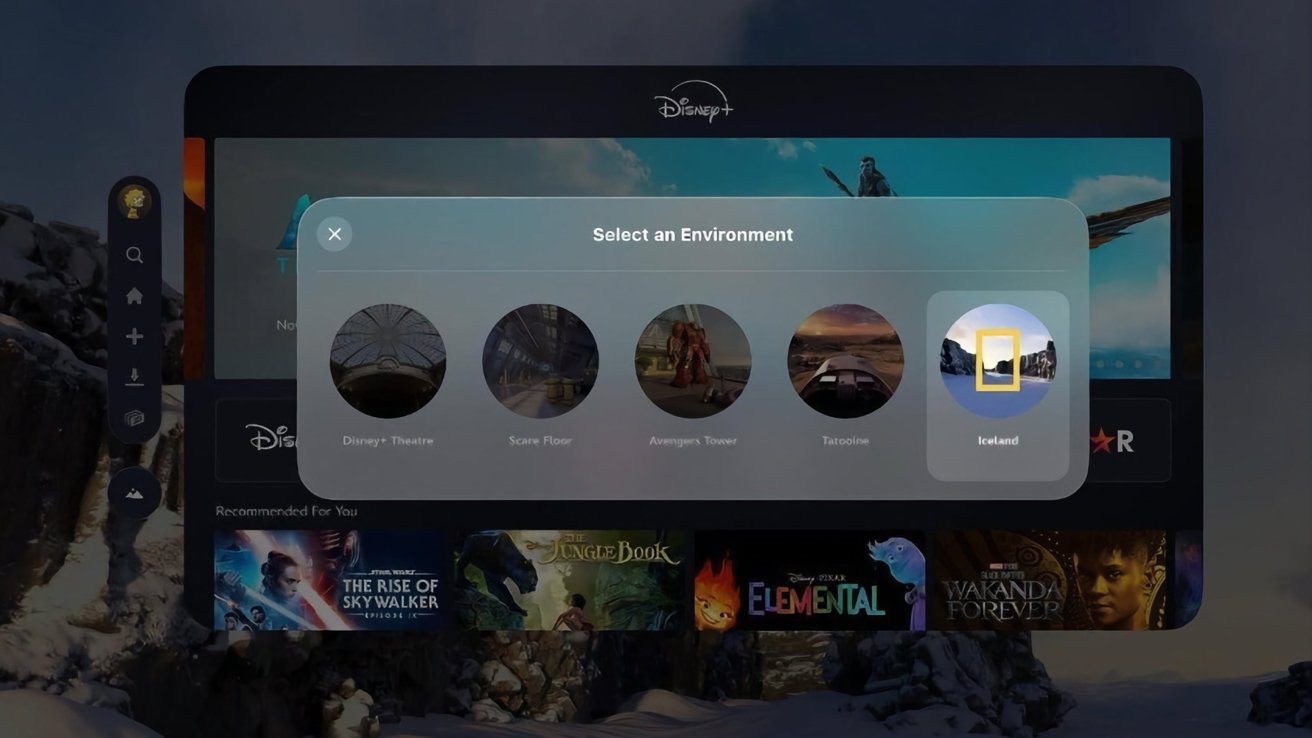 You are currently viewing Disney+ adds Iceland immersive environment to Apple Vision Pro