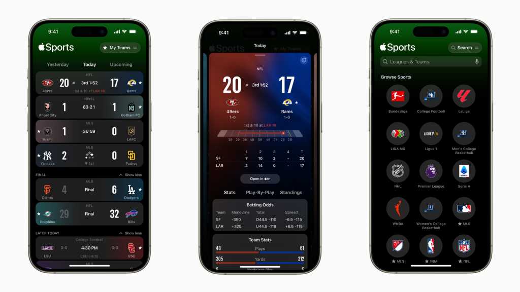 Read more about the article Are you ready for some football? The Apple Sports app is