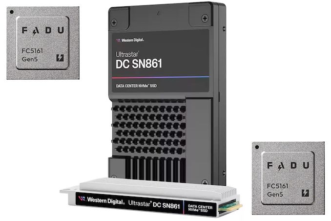 Read more about the article Fadu’s FC5161 SSD Controller Breaks Cover in Western Digital’s PCIe Gen5 Enterprise Drives