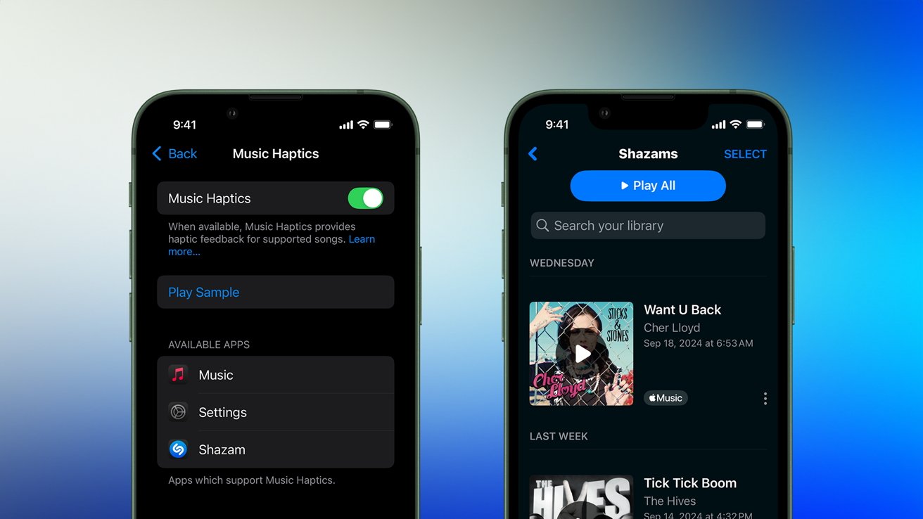 You are currently viewing Shazam features support for Apple Music Haptics