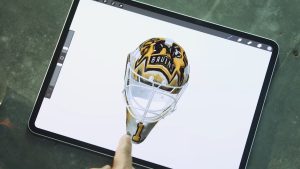 Read more about the article New iPad Pro ad shows how artists make NHL goalie masks