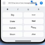 How to use the new text effects in Messages on iPhone with iOS 18