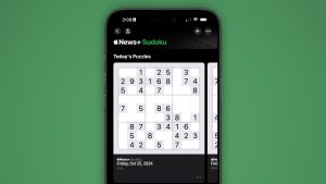 Read more about the article Apple News+ adds Sudoku to the puzzle collection in iOS 18.2