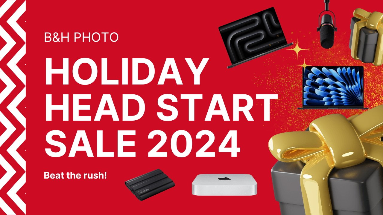 You are currently viewing Save up to $600 on Apple during B&H’s Holiday Head Start Sale