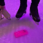 Daughter freezes out dad, after her iPhone was embedded in an ice skating rink