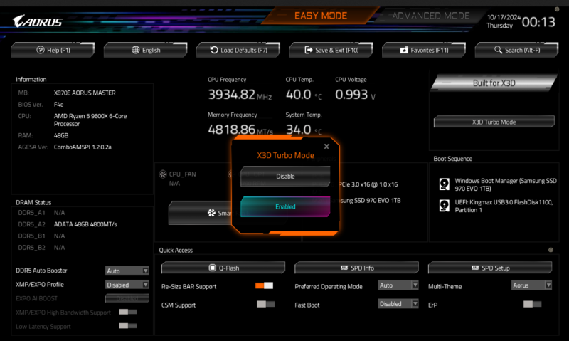 Read more about the article GIGABYTE Adds X3D Turbo Mode To Their AM5 Motherboards