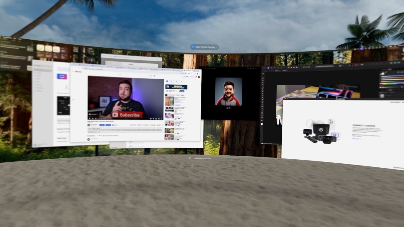 You are currently viewing New visionOS 2.2 brings widescreen Mac to Apple Vision Pro