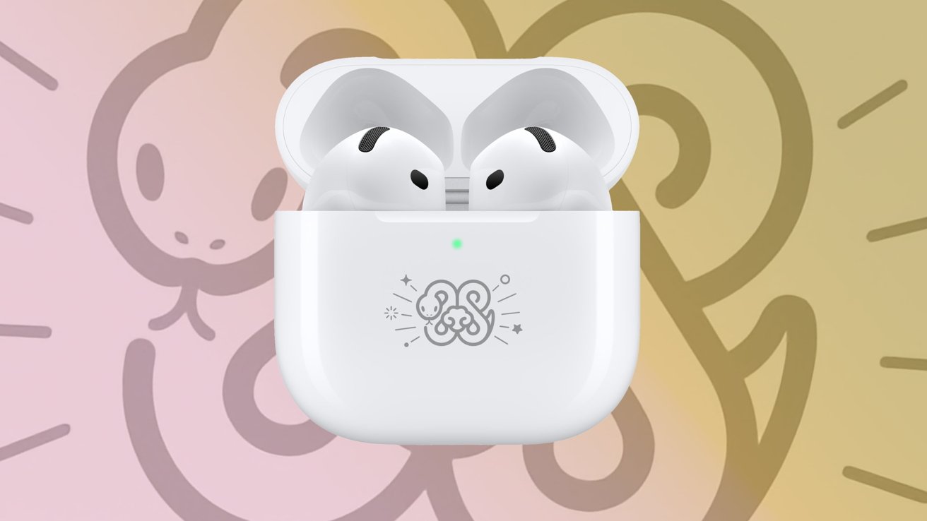 You are currently viewing Apple sells limited-edition Year of the Snake AirPods 4 in China