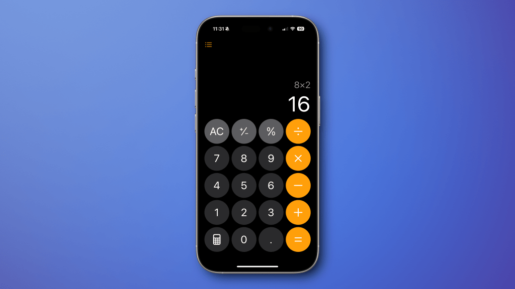 You are currently viewing iOS 18.3 returns one of Calculator’s best features