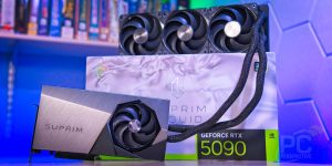 Read more about the article MSI GeForce RTX 5090 32G SUPRIM LIQUID SOC Review