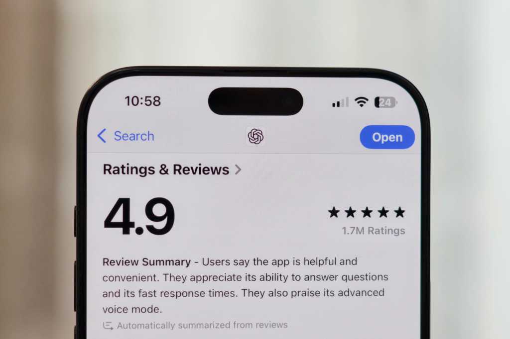 You are currently viewing iOS 18.4 beta introduces AI-powered review summaries in the App Store