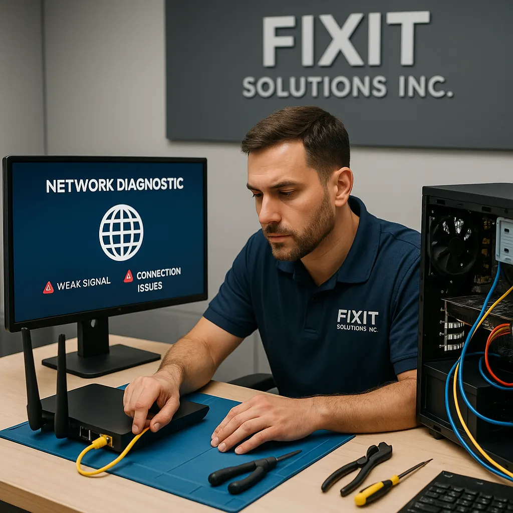 Seamless Network Installation in Laguna Niguel with Fixit Solutions Inc.