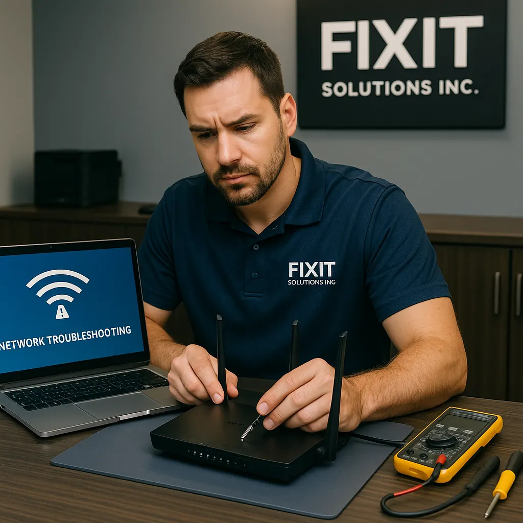 Seamless Network Installation in Irvine with Fixit Solutions