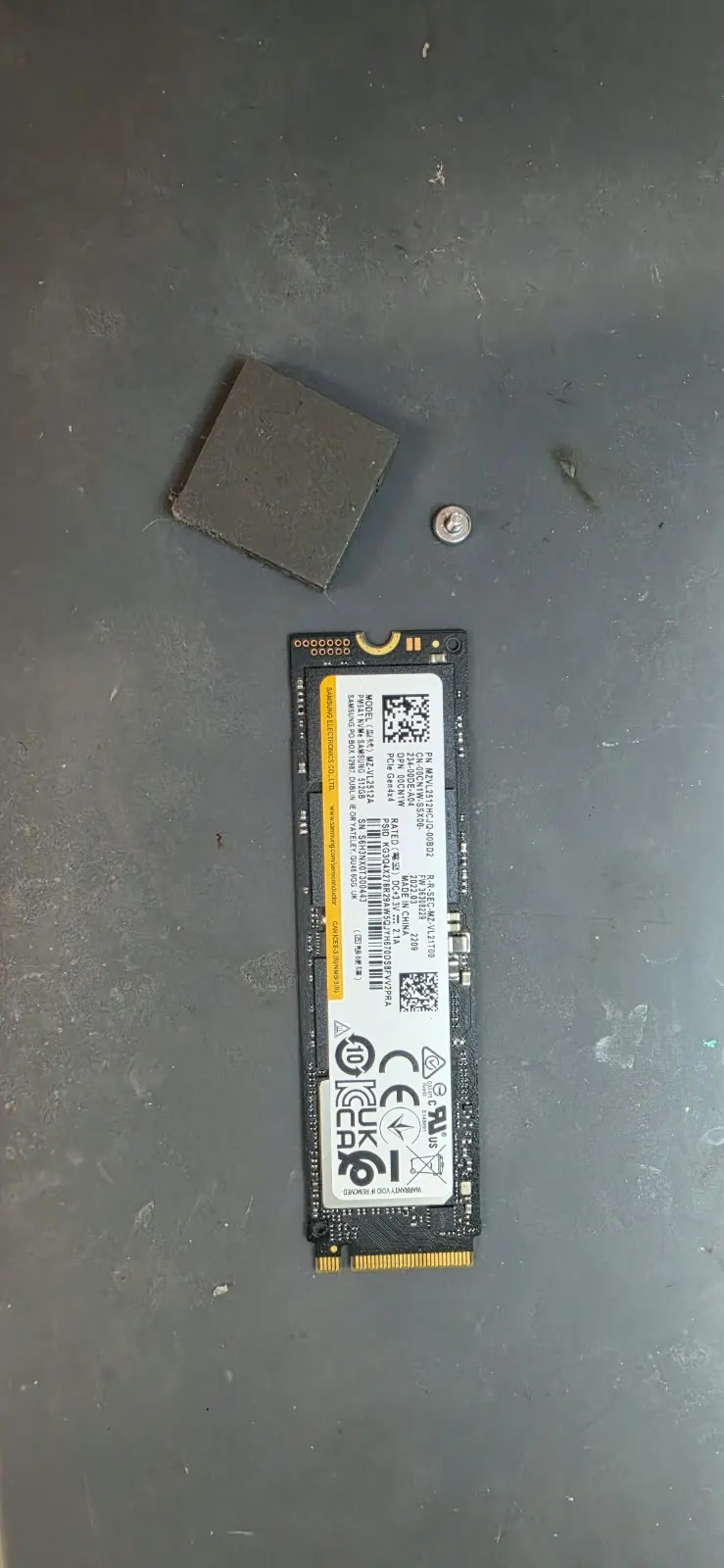 WhatsApp Image 2026-09-26 at 4.00.18 PM1 — Samsung PM9A1 512GB NVMe M.2 2280 SSD — Tested Working