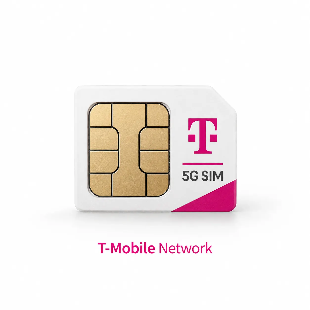 New 5G SIM card for the $25 monthly T-Mobile network service plan